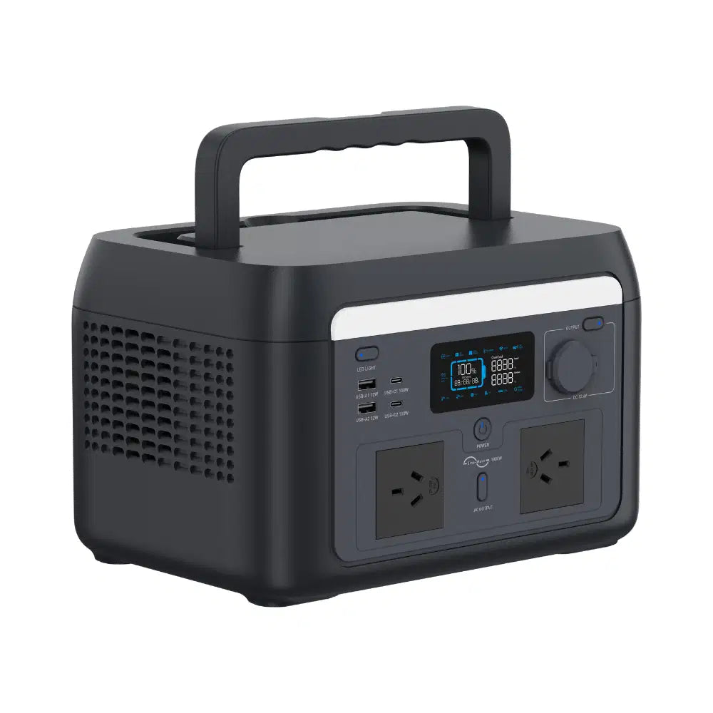 Cygnett PD 3.0 1000W 614.4Wh Portable Power Station - Black