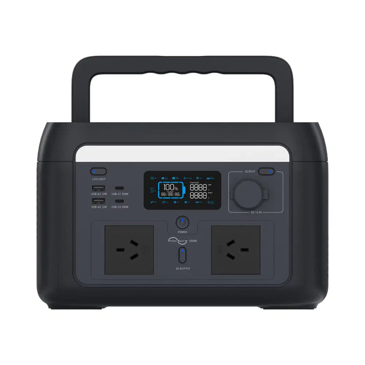 Cygnett PD 3.0 1000W 614.4Wh Portable Power Station - Black