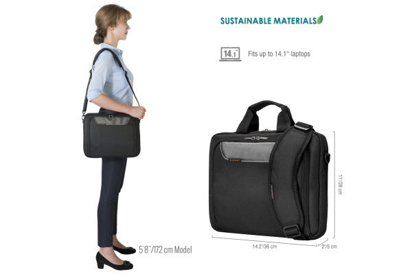 Everki Advance Eco Laptop Bag  up to 14.1-Inch